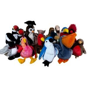 Ty Beanie Baby Lot of 15 Winged Animals Near Mint Condition Lot See Description
